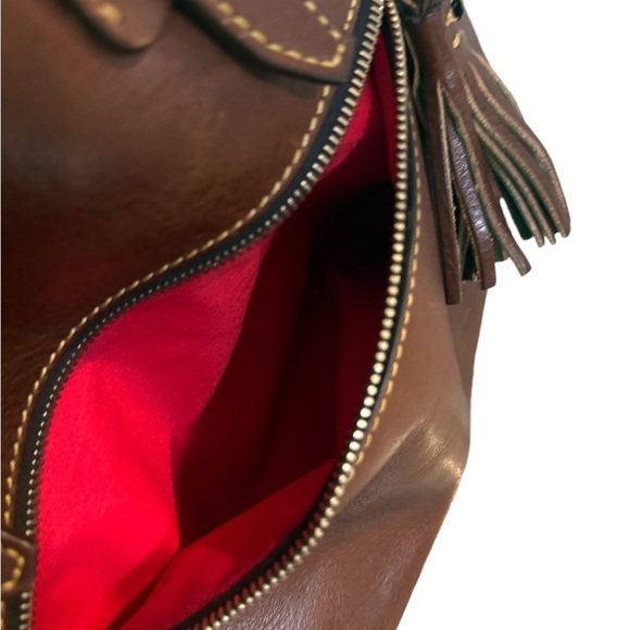 Dooney and Bourke Brown Clayton Purse - Pre owned - Picture 6 of 8